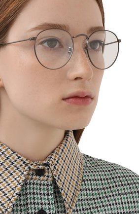 Женские оправа RAY-BAN серебряного цвета по цене 8995 руб., арт. 3447V-2620 | Фото 2 Женские оправа RAY-BAN серебряного цвета, арт. 3447V-2620 | Фото 2