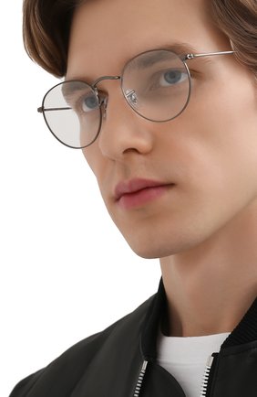 Женские оправа RAY-BAN серебряного цвета по цене 8995 руб., арт. 3447V-2620 | Фото 3 Женские оправа RAY-BAN серебряного цвета, арт. 3447V-2620 | Фото 3