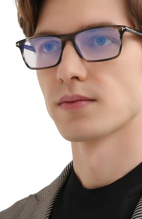 Мужские оправа TOM FORD серого цвета по цене 19950 руб., арт. TF5681-B 056 56 | Фото 2 Мужские оправа TOM FORD серого цвета, арт. TF5681-B 056 56 | Фото 2