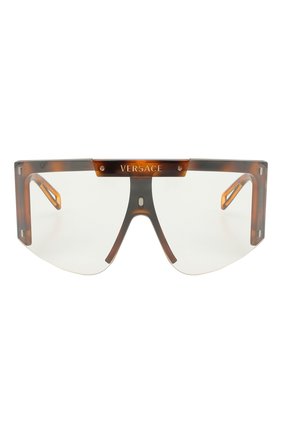 Женские солнцезащитные очки VERSACE коричневого цвета по цене 22900 руб., арт. 4393-52171W | Фото 3 Женские солнцезащитные очки VERSACE коричневого цвета, арт. 4393-52171W | Фото 3