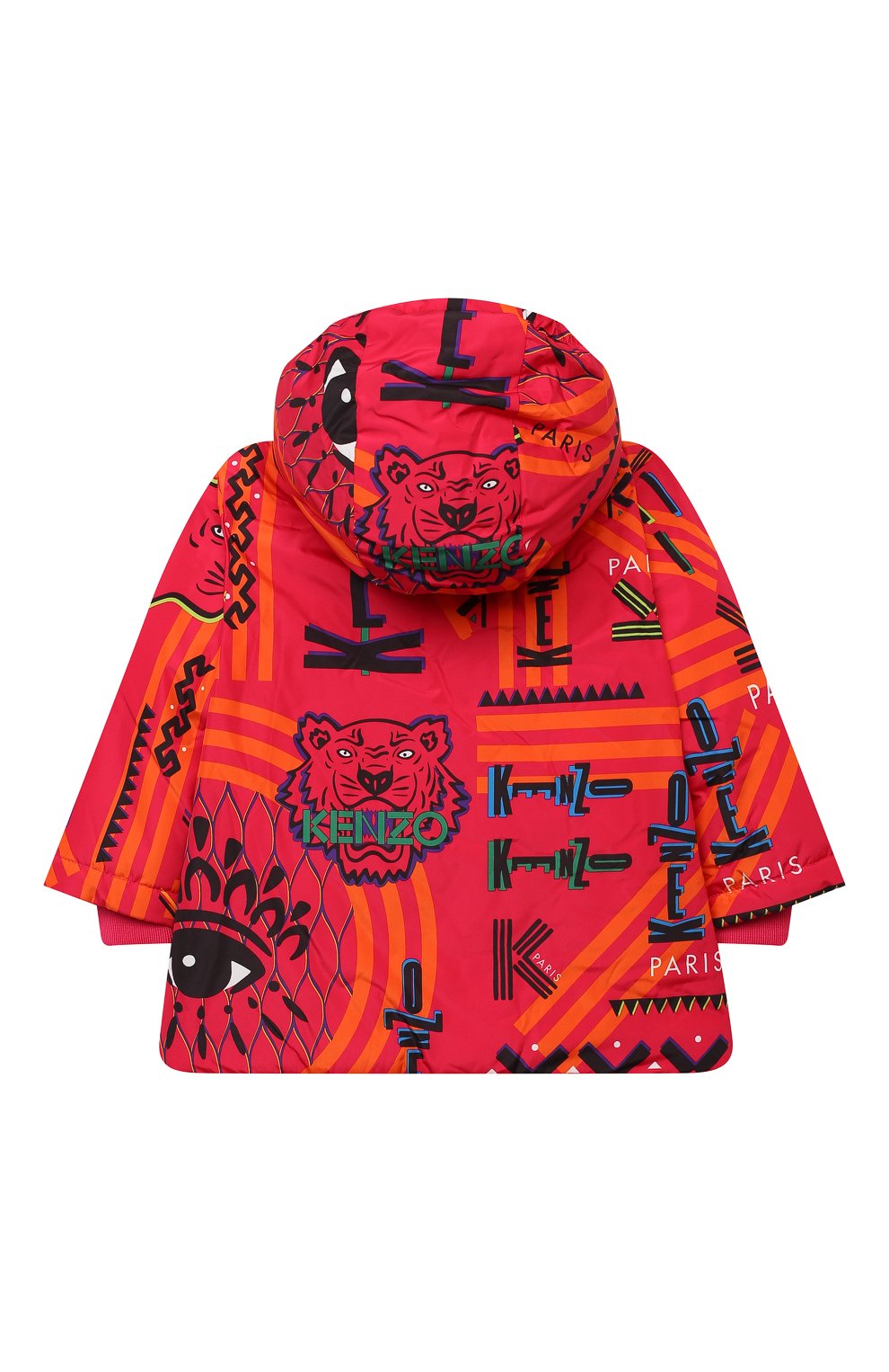 Детского ветровка с капюшоном KENZO фуксия цвета по цене 25750 руб., арт. KR42017 | Фото 2 Детского ветровка с капюшоном KENZO фуксия цвета, арт. KR42017 | Фото 2