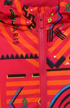Детского ветровка с капюшоном KENZO фуксия цвета по цене 25750 руб., арт. KR42017 | Фото 3 Детского ветровка с капюшоном KENZO фуксия цвета, арт. KR42017 | Фото 3