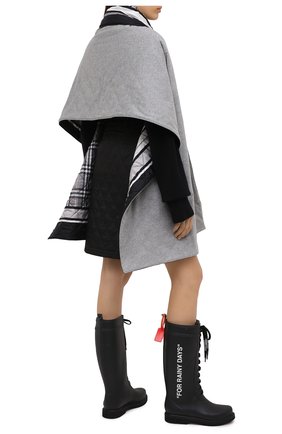 Женские сапоги OFF-WHITE черно-белого цвета по цене 34500 руб., арт. 0WIE006R21PLA0011001 | Фото 2 Женские сапоги OFF-WHITE черно-белого цвета, арт. 0WIE006R21PLA0011001 | Фото 2