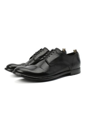 Мужские кожаные дерби OFFICINE CREATIVE черного цвета по цене 43050 руб., арт. ANAT0MIA/60/CANY0N | Фото 1 Мужские кожаные дерби OFFICINE CREATIVE черного цвета, арт. ANAT0MIA/60/CANY0N | Фото 1