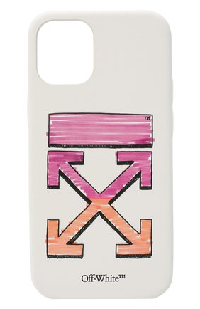 Чехол для iphone 12 mini OFF-WHITE белого цвета по цене 8995 руб., арт. 0MPA025R21PLA002 | Фото 1 Чехол для iphone 12 mini OFF-WHITE белого цвета, арт. 0MPA025R21PLA002 | Фото 1 (Материал: Пластик)