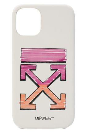 Чехол для iphone 12 mini OFF-WHITE белого цвета по цене 8995 руб., арт. 0MPA025R21PLA002/W | Фото 1 Чехол для iphone 12 mini OFF-WHITE белого цвета, арт. 0MPA025R21PLA002/W | Фото 1 (Материал: Пластик)