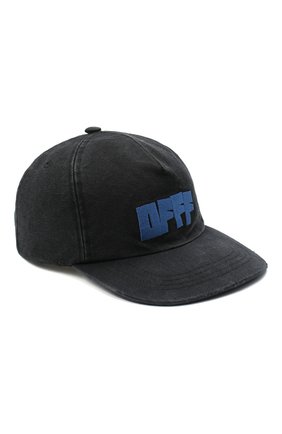 Мужской хлопковая бейсболка OFF-WHITE черного цвета по цене 18950 руб., арт. 0MLB022R21FAB001/W | Фото 1 Мужской хлопковая бейсболка OFF-WHITE черного цвета, арт. 0MLB022R21FAB001/W | Фото 1 (Материал: Текстиль, Хлопок)