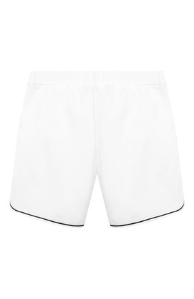 Детские хлопковые шорты LORO PIANA белого цвета по цене 24200 руб., арт. FAL5915 | Фото 2 Детские хлопковые шорты LORO PIANA белого цвета, арт. FAL5915 | Фото 2