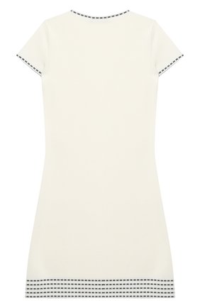 Детское шерстяное платье LORO PIANA белого цвета по цене 73900 руб., арт. FAL5076 | Фото 2 Детское шерстяное платье LORO PIANA белого цвета, арт. FAL5076 | Фото 2