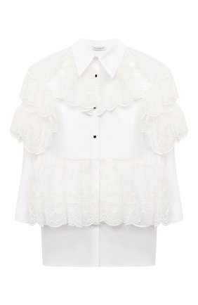 Детское платье из хлопка и шелка DOLCE & GABBANA белого цвета по цене 99500 руб., арт. L52DR1/G7XUG/2-6 | Фото 1 Детское платье из хлопка и шелка DOLCE & GABBANA белого цвета, арт. L52DR1/G7XUG/2-6 | Фото 1 (Рукава: Длинные; Материал внешний: Хлопок; Случай: Повседневный; Девочки Кросс-КТ: Платье-одежда; Региональные ограничения белый список (Axapta Mercury): RU; Ростовка одежда: 3 года | 98 см, 4 года | 104 см, 5 лет | 110 см, 6 лет | 116 см)