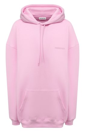 Женский хлопковое худи BALENCIAGA розового цвета по цене 74450 руб., арт. 578135/TJVA8 | Фото 1 Женский хлопковое худи BALENCIAGA розового цвета, арт. 578135/TJVA8 | Фото 1