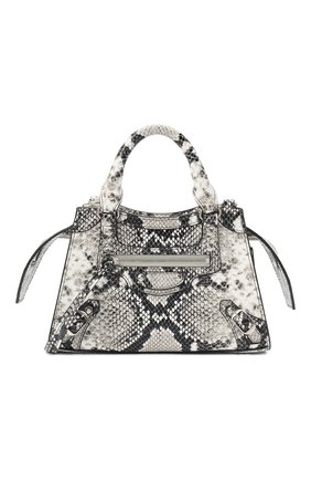 Женская сумка neo classic BALENCIAGA черно-белого цвета по цене 161000 руб., арт. 638524/13B9Y | Фото 1 Женская сумка neo classic BALENCIAGA черно-белого цвета, арт. 638524/13B9Y | Фото 1 (Сумки-технические: Сумки top-handle, Сумки через плечо; Ремень/цепочка: На ремешке; Размер: small; Материал: Натуральная кожа)