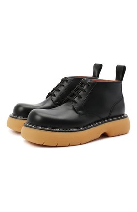 Мужские кожаные ботинки bounce BOTTEGA VENETA черного цвета по цене 69950 руб., арт. 651256/V00H0 | Фото 1 Мужские кожаные ботинки bounce BOTTEGA VENETA черного цвета, арт. 651256/V00H0 | Фото 1 (Материал внутренний: Натуральная кожа; Мужское Кросс-КТ: Ботинки-обувь; Подошва: Массивная; Каблук высота: Высокий; Материал внешний: Кожа)