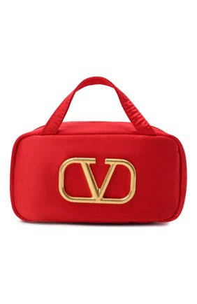 Женская текстильная косметичка VALENTINO красного цвета по цене 41200 руб., арт. VW2P0V55/JMI | Фото 1 Женская текстильная косметичка VALENTINO красного цвета, арт. VW2P0V55/JMI | Фото 1