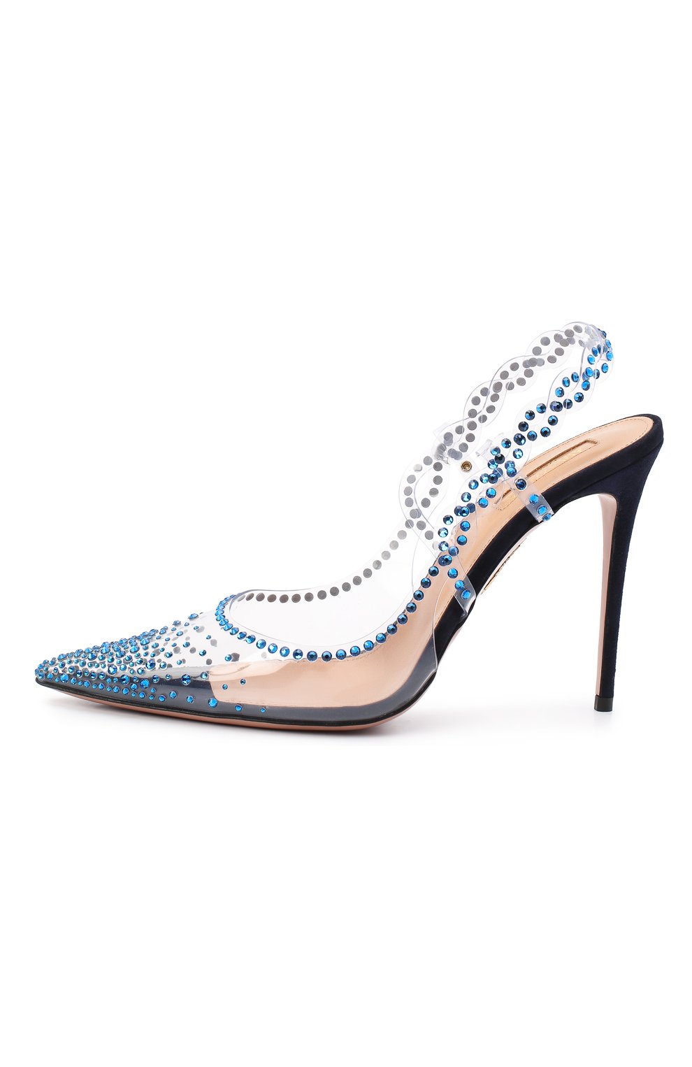 Женские голубые туфли heaven 105 AQUAZZURA — купить в интернет-магазине ...