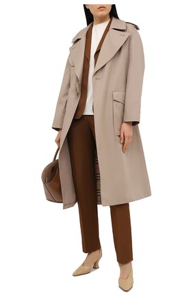Женские кожаные туфли BOTTEGA VENETA бежевого цвета по цене 63500 руб., арт. 652474/VBSD0 | Фото 2 Женские кожаные туфли BOTTEGA VENETA бежевого цвета, арт. 652474/VBSD0 | Фото 2