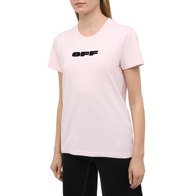 фото Хлопковая футболка off-white