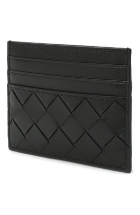 Женский кожаный футляр для кредитных карт BOTTEGA VENETA черного цвета по цене 21200 руб., арт. 635042/VCPP3 | Фото 2 Женский кожаный футляр для кредитных карт BOTTEGA VENETA черного цвета, арт. 635042/VCPP3 | Фото 2