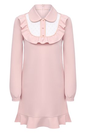 Женское платье REDVALENTINO светло-розового цвета по цене 51850 руб., арт. VR3VAX70/5MF | Фото 1 Женское платье REDVALENTINO светло-розового цвета, арт. VR3VAX70/5MF | Фото 1 (Рукава: Длинные; Стили: Романтичный; Длина Ж (юбки, платья, шорты): Мини; Материал внешний: Синтетический материал; Случай: Формальный)