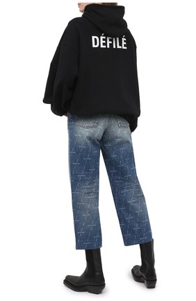 Женский хлопковое худи BALENCIAGA черного цвета по цене 83000 руб., арт. 641529/TJVE5 | Фото 2 Женский хлопковое худи BALENCIAGA черного цвета, арт. 641529/TJVE5 | Фото 2