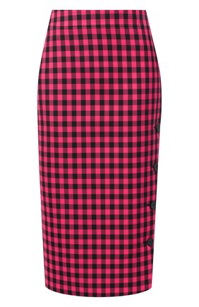 Женская юбка BALENCIAGA розового цвета по цене 86200 руб., арт. 642174/TJ029 | Фото 1 Женская юбка BALENCIAGA розового цвета, арт. 642174/TJ029 | Фото 1