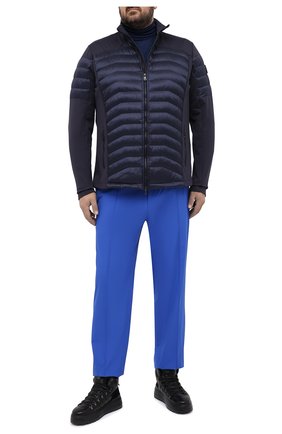 Мужские джоггеры KITON синего цвета по цене 129000 руб., арт. UW0945V07T91/60-68 | Фото 2 Мужские джоггеры KITON синего цвета, арт. UW0945V07T91/60-68 | Фото 2 (Длина (брюки, джинсы): Стандартные; Силуэт М (брюки): Джоггеры; Стили: Спорт-шик; Big sizes: Big Sizes; Материал внешний: Синтетический материал; Региональные ограничения белый список (Axapta Mercury): RU)