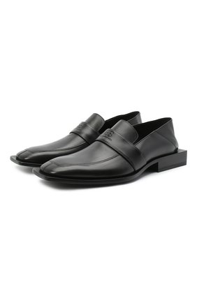 Мужские кожаные лоферы BALENCIAGA черного цвета по цене 65650 руб., арт. 640349/WA72L | Фото 1 Мужские кожаные лоферы BALENCIAGA черного цвета, арт. 640349/WA72L | Фото 1 (Материал внутренний: Натуральная кожа; Стили: Кэжуэл; Мужское Кросс-КТ: Лоферы-обувь)