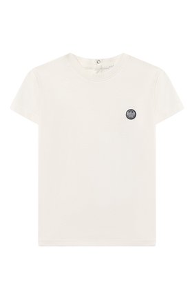 Детский комплект из футболки и шорт EMPORIO ARMANI синего цвета по цене 8705 руб., арт. 3KHV06/4J4JZ | Фото 2 Детский комплект из футболки и шорт EMPORIO ARMANI синего цвета, арт. 3KHV06/4J4JZ | Фото 2
