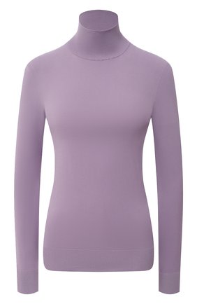 Женская водолазка из вискозы BOTTEGA VENETA сиреневого цвета по цене 79550 руб., арт. 647230/VKJK0 | Фото 1 Женская водолазка из вискозы BOTTEGA VENETA сиреневого цвета, арт. 647230/VKJK0 | Фото 1