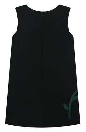 Детское платье DOLCE & GABBANA черного цвета по цене 49950 руб., арт. L59D79/G7XUM/2-6 | Фото 2 Детское платье DOLCE & GABBANA черного цвета, арт. L59D79/G7XUM/2-6 | Фото 2 (Материал подклада: Вискоза; Материал внешний: Вискоза; Рукава: Короткие; Случай: Вечерний; Девочки Кросс-КТ: Платье-одежда; Ростовка одежда: 2 года | 92 см, 3 года | 98 см, 4 года | 104 см, 5 лет | 110 см, 6 лет | 116 см)