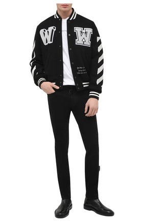 Мужские джинсы OFF-WHITE черного цвета по цене 39950 руб., арт. 0MYA074R21DEN001 | Фото 2 Мужские джинсы OFF-WHITE черного цвета, арт. 0MYA074R21DEN001 | Фото 2