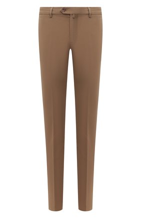 Мужские хлопковые брюки LORO PIANA светло-коричневого цвета, арт. FAE8346 | Фото 1 (Случай: Повседневный; Длина (брюки, джинсы): Стандартные; Материал внешний: Хлопок; Стили: Кэжуэл; Силуэт М (брюки): Чиносы; Региональные ограничения белый список (Axapta Mercury): RU)