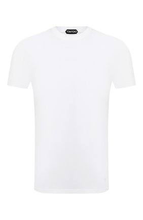Мужская футболка TOM FORD белого цвета по цене 22900 руб., арт. BW229/TFJ950 | Фото 1 Мужская футболка TOM FORD белого цвета, арт. BW229/TFJ950 | Фото 1 (Принт: Без принта; Материал внешний: Лиоцелл, Хлопок, Растительное волокно; Длина (для топов): Стандартные; Стили: Кэжуэл; Рукава: Короткие; Региональные ограничения белый список (Axapta Mercury): RU)