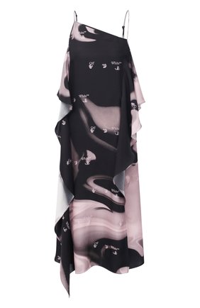 Женское платье из вискозы OFF-WHITE розового цвета по цене 89950 руб., арт. 0WDB302R21FAB002 | Фото 1 Женское платье из вискозы OFF-WHITE розового цвета, арт. 0WDB302R21FAB002 | Фото 1