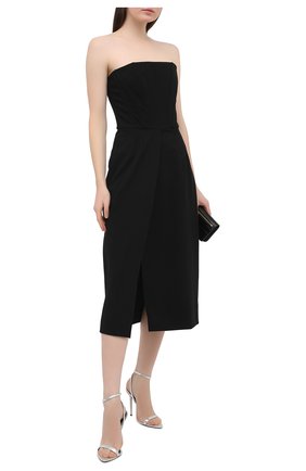 Женские кожаные босоножки TOM FORD серого цвета по цене 78550 руб., арт. W2272S-LSP014 | Фото 2 Женские кожаные босоножки TOM FORD серого цвета, арт. W2272S-LSP014 | Фото 2