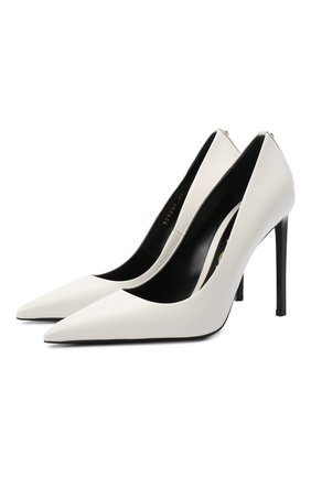 Женские кожаные туфли t-screw TOM FORD белого цвета по цене 56800 руб., арт. W2325T-LCL002 | Фото 1 Женские кожаные туфли t-screw TOM FORD белого цвета, арт. W2325T-LCL002 | Фото 1
