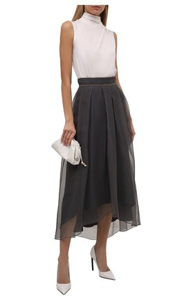 Женские кожаные туфли t-screw TOM FORD белого цвета по цене 56800 руб., арт. W2325T-LCL002 | Фото 2 Женские кожаные туфли t-screw TOM FORD белого цвета, арт. W2325T-LCL002 | Фото 2