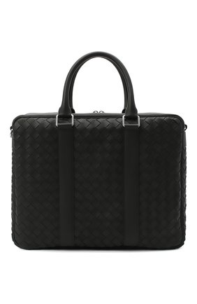Мужская кожаная сумка для ноутбука BOTTEGA VENETA черного цвета по цене 260000 руб., арт. 650372/V0E51 | Фото 1 Мужская кожаная сумка для ноутбука BOTTEGA VENETA черного цвета, арт. 650372/V0E51 | Фото 1