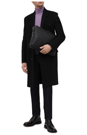 Мужская кожаная папка для документов BOTTEGA VENETA черного цвета по цене 152500 руб., арт. 649918/V0E51 | Фото 2 Мужская кожаная папка для документов BOTTEGA VENETA черного цвета, арт. 649918/V0E51 | Фото 2