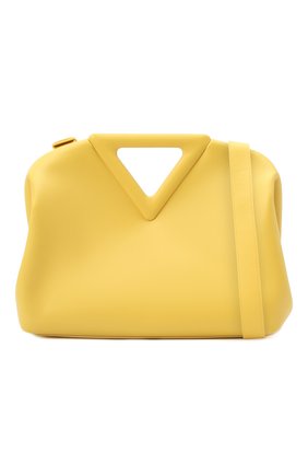 Женская сумка point medium BOTTEGA VENETA желтого цвета по цене 220500 руб., арт. 652446/VCP40 | Фото 6 Женская сумка point medium BOTTEGA VENETA желтого цвета, арт. 652446/VCP40 | Фото 6 (Сумки-технические: Сумки через плечо, Сумки top-handle; Размер: medium; Материал: Натуральная кожа; Ремень/цепочка: На ремешке)