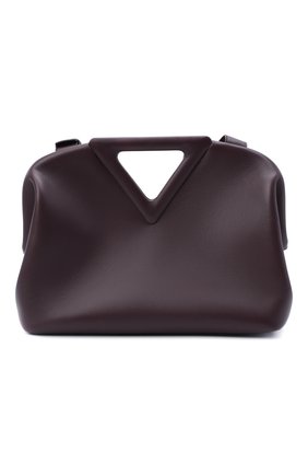 Женская сумка point medium BOTTEGA VENETA темно-фиолетового цвета по цене 220500 руб., арт. 652446/VCP40 | Фото 1 Женская сумка point medium BOTTEGA VENETA темно-фиолетового цвета, арт. 652446/VCP40 | Фото 1 (Ремень/цепочка: На ремешке; Сумки-технические: Сумки top-handle, Сумки через плечо; Размер: medium; Материал: Натуральная кожа)