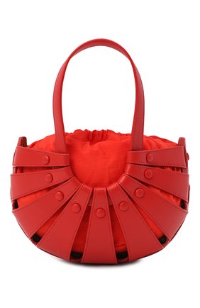 Женская сумка shell small BOTTEGA VENETA красного цвета по цене 165500 руб., арт. 651819/VMAUH | Фото 1 Женская сумка shell small BOTTEGA VENETA красного цвета, арт. 651819/VMAUH | Фото 1 (Материал: Натуральная кожа; Сумки-технические: Сумки через плечо, Сумки top-handle; Ремень/цепочка: На ремешке; Размер: small)