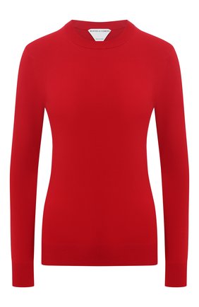 Женский пуловер из вискозы BOTTEGA VENETA красного цвета по цене 72100 руб., арт. 647547/VKJK0 | Фото 1 Женский пуловер из вискозы BOTTEGA VENETA красного цвета, арт. 647547/VKJK0 | Фото 1 (Женское Кросс-КТ: Пуловер-одежда; Рукава: Длинные; Материал внешний: Синтетический материал, Вискоза; Длина (для топов): Стандартные; Стили: Гламурный)