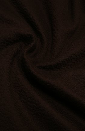 Кашемировый плед LORO PIANA темно-коричневого цвета, арт. FAA1158 | Фото 2