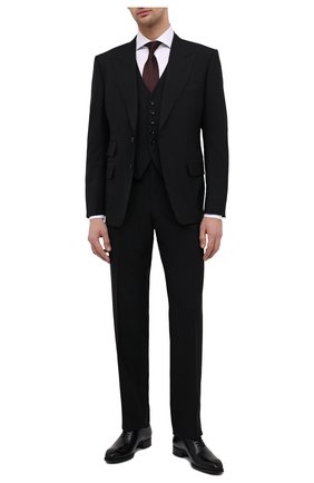 Мужской шерстяной костюм-тройка TOM FORD черного цвета по цене 415500 руб., арт. Q22R12/31AL43 | Фото 1 Мужской шерстяной костюм-тройка TOM FORD черного цвета, арт. Q22R12/31AL43 | Фото 1
