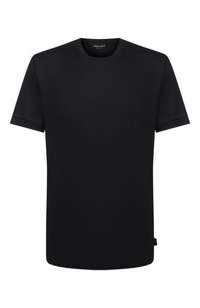 Мужская хлопковая футболка GIORGIO ARMANI черного цвета по цене 33650 руб., арт. 3KSM93/SJXDZ | Фото 1 Мужская хлопковая футболка GIORGIO ARMANI черного цвета, арт. 3KSM93/SJXDZ | Фото 1