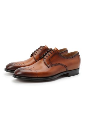Мужские кожаные дерби KITON коричневого цвета по цене 213500 руб., арт. USSDECHN00101 | Фото 1 Мужские кожаные дерби KITON коричневого цвета, арт. USSDECHN00101 | Фото 1