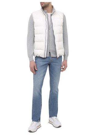 Мужской пуховый жилет KITON белого цвета по цене 426500 руб., арт. UW0949MK09N73 | Фото 2 Мужской пуховый жилет KITON белого цвета, арт. UW0949MK09N73 | Фото 2 (Материал утеплителя: Пух и перо; Материал подклада: Синтетический материал; Кросс-КТ: Куртка, Пуховик; Материал внешний: Кашемир, Шерсть; Стили: Кэжуэл; Длина (верхняя одежда): Короткие; Региональные ограничения белый список (Axapta Mercury): RU)