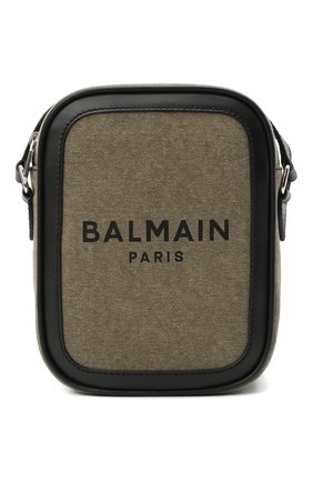 Мужская текстильная сумка BALMAIN хаки цвета по цене 68700 руб., арт. VM1S142/TCSY | Фото 1 Мужская текстильная сумка BALMAIN хаки цвета, арт. VM1S142/TCSY | Фото 1