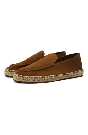 Мужские замшевые эспадрильи seaside walk LORO PIANA коричневого цвета по цене 46150 руб., арт. FAI1665 | Фото 1 Мужские замшевые эспадрильи seaside walk LORO PIANA коричневого цвета, арт. FAI1665 | Фото 1 (Материал внутренний: Текстиль, Натуральная кожа; Материал внешний: Замша)